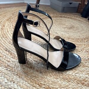 The Limited Glossy Black Heels